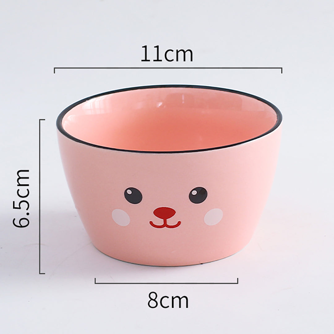Cartoon Animal Print Ceramics Bowl