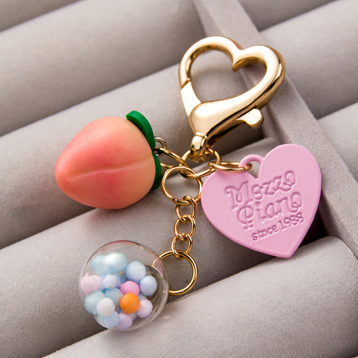 Sweet Peach Keychain