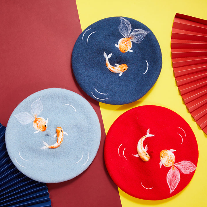 Goldfish Handmade Beret