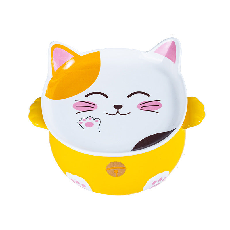 Cute Cat Ramen Bowl With Lid
