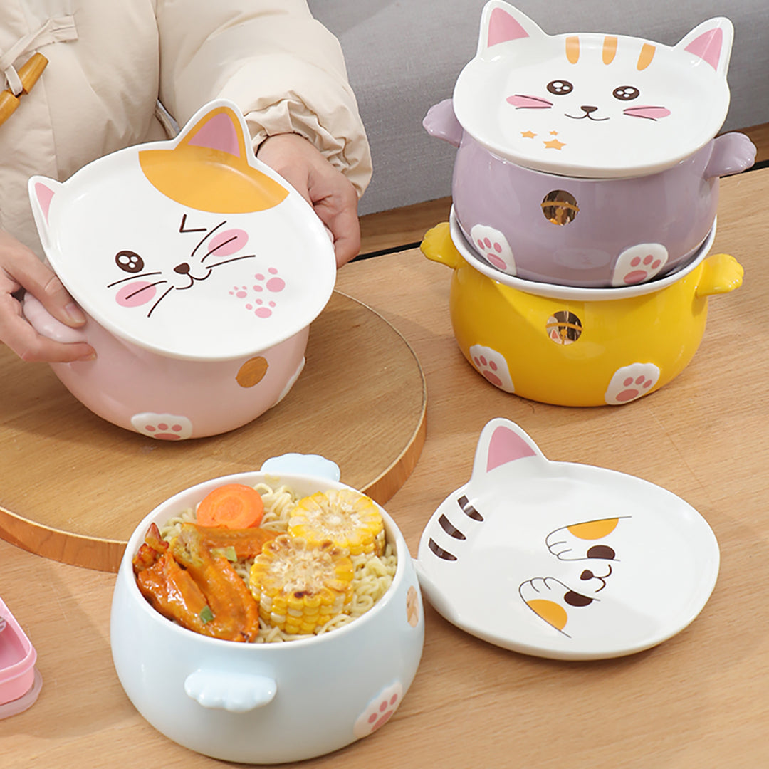 Japanese Cats Noodle Bowl