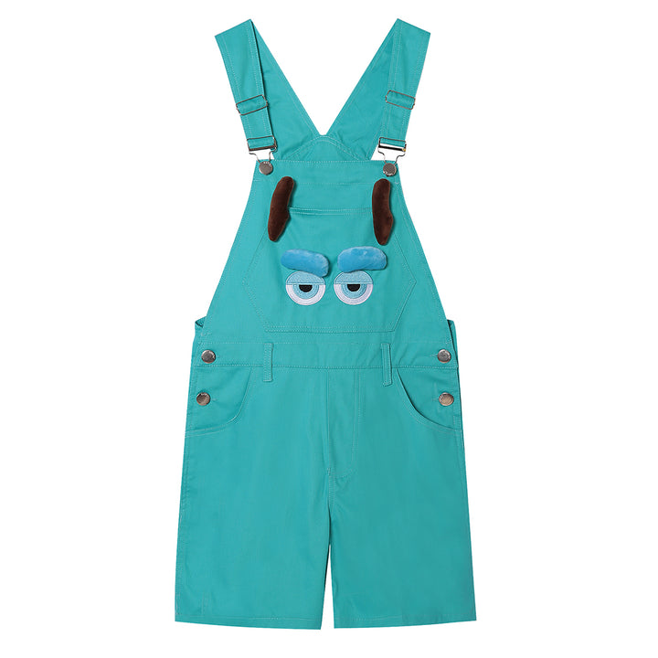 Vintage Eye Embroidery Overall