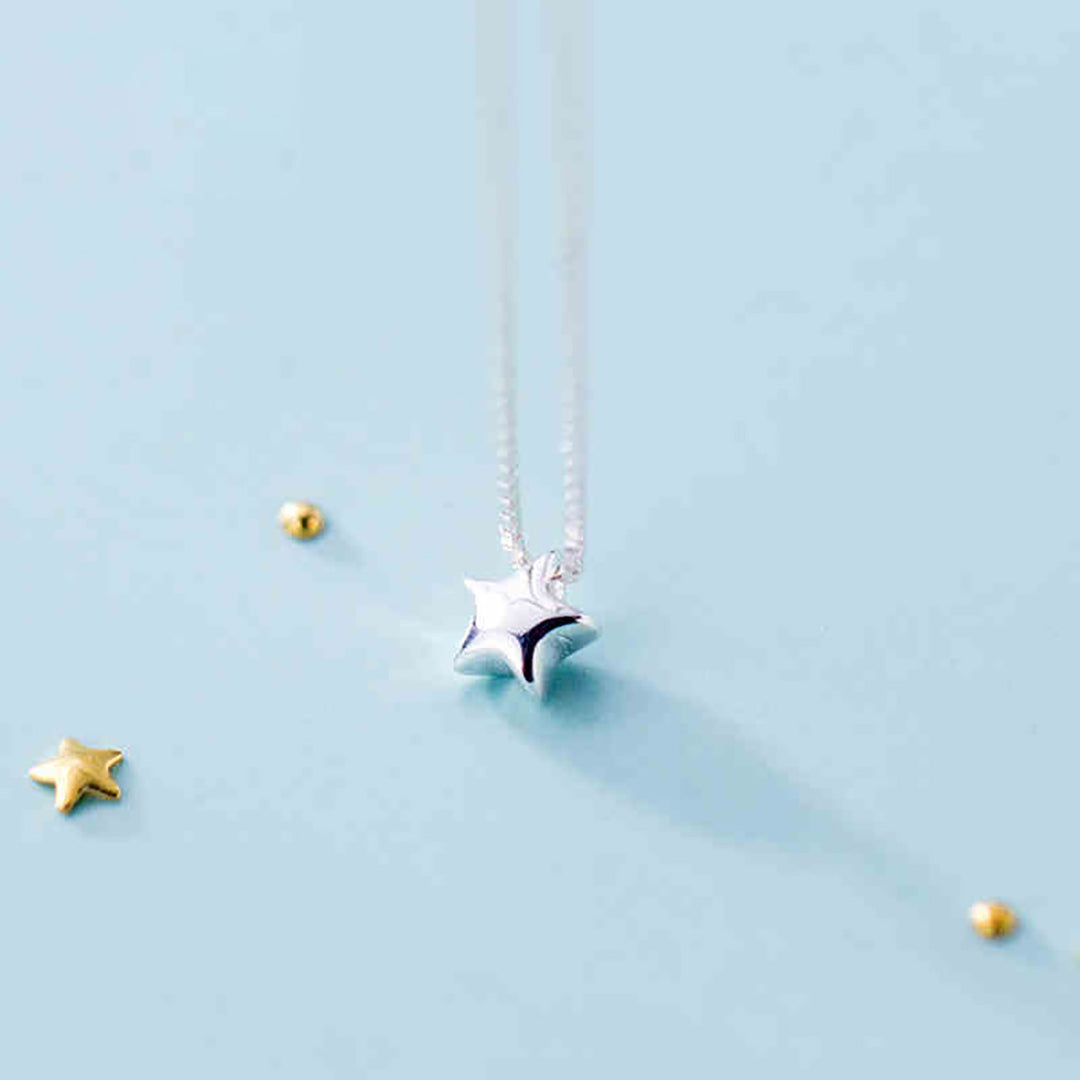 Little Star Pendant Silver Necklace