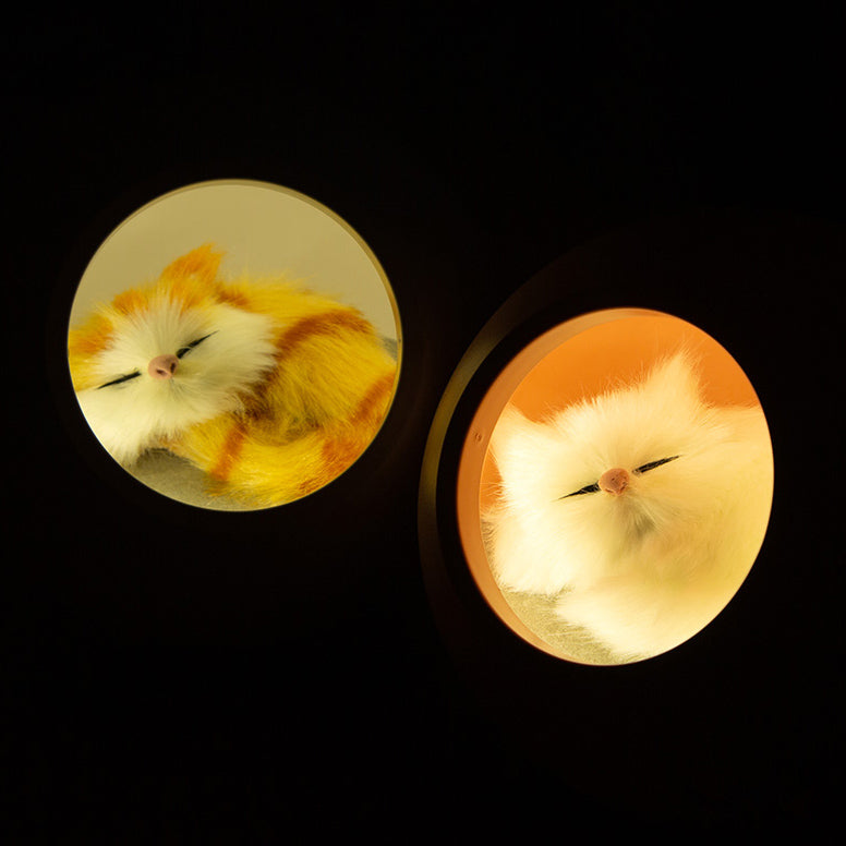 Cute Kitten House Decorative Mini Night Lights
