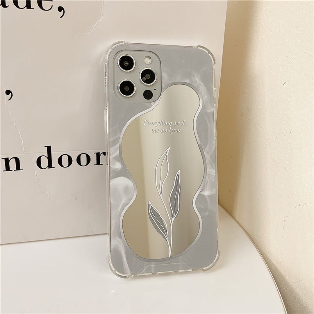 Leaf Mirror iPhone Case