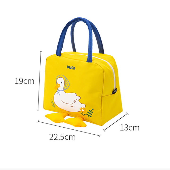 Yellow Mrs Duck Mini Lunch Bag