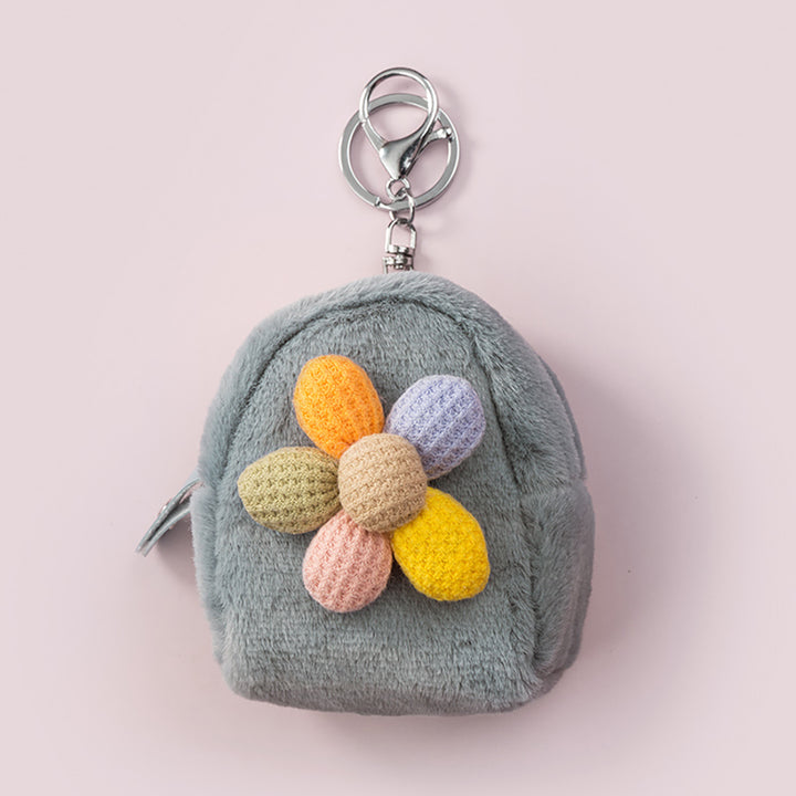 Rainbow Flower Mini Coin Purse