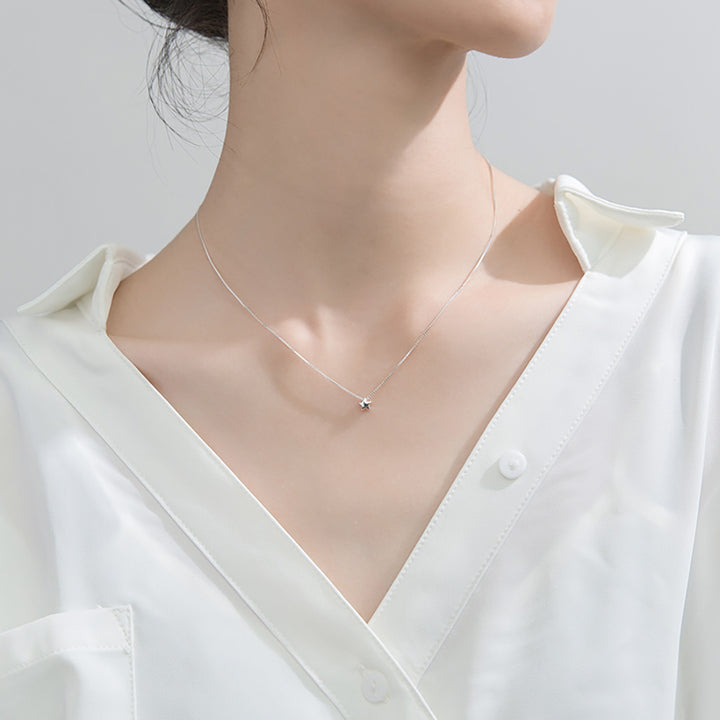 Little Star Pendant Silver Necklace