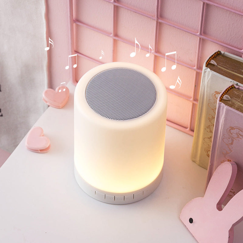 Bluetooth Speaker with Colorful Night Lamp