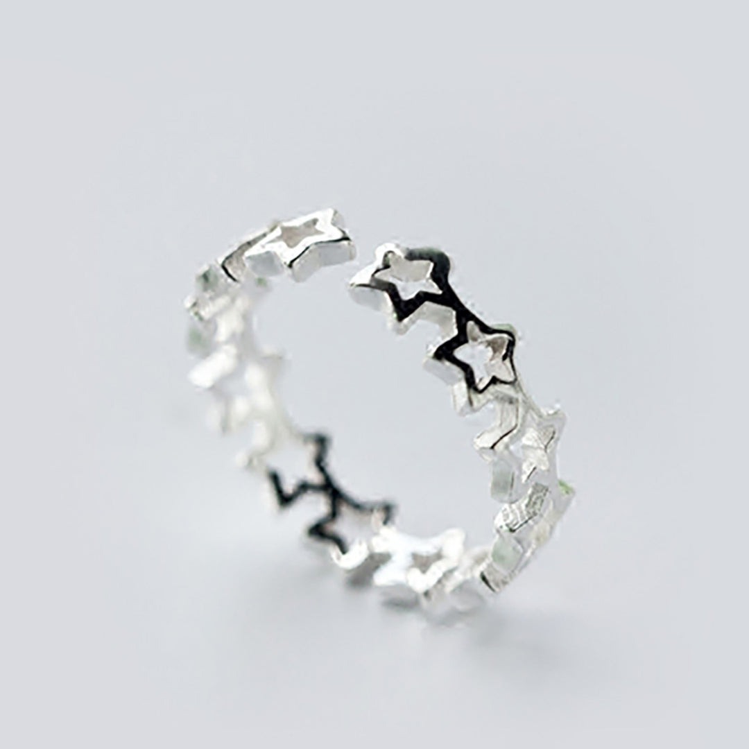 Classic Mini Stars Silver Ring