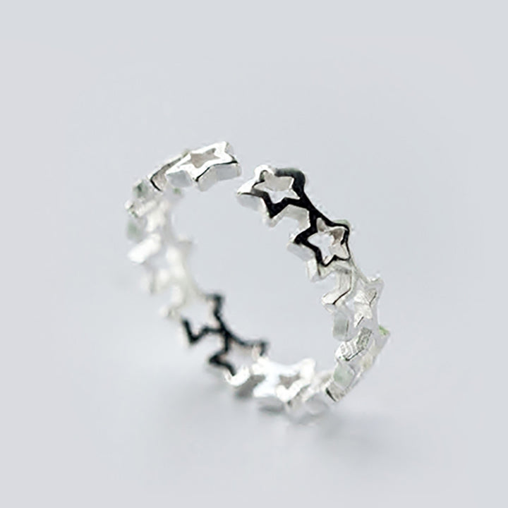 Classic Mini Stars Silver Ring