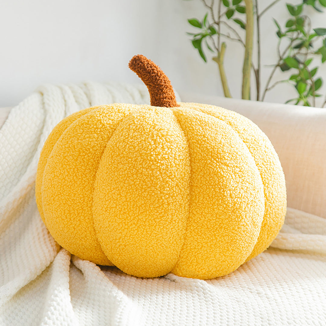 Pumpkin Shaped Throw Pillow