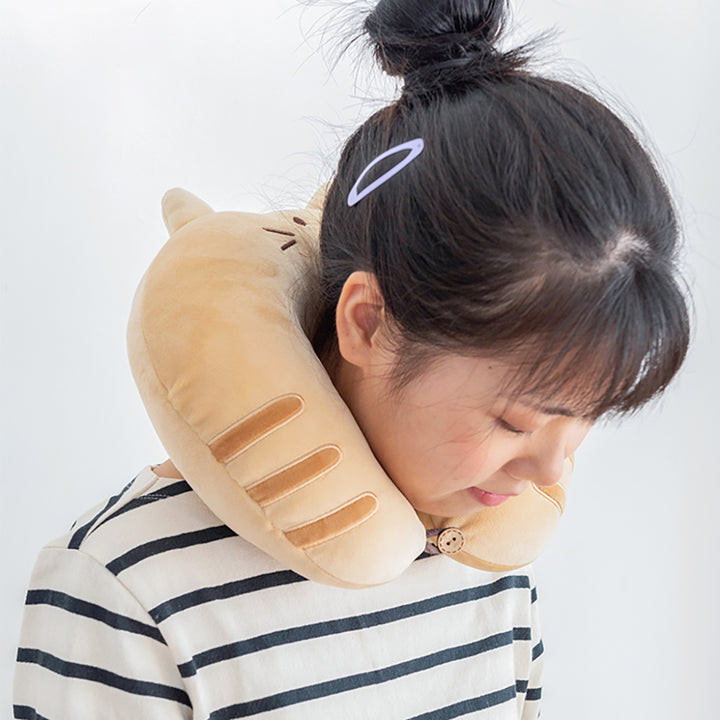 Cat Soft Plush Neck Pillow