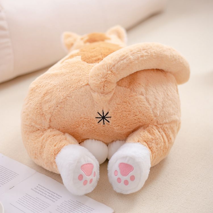 Cute Big Sleeping Cat Plush Toy