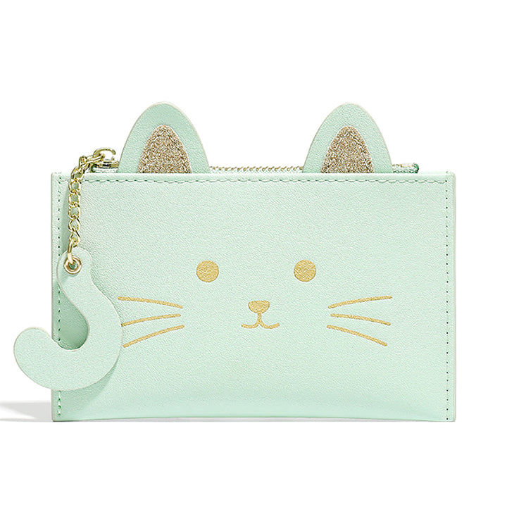 Cute Cat Credit Card Holder Wallet