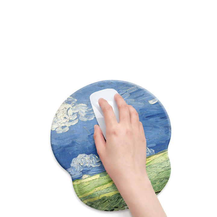 Oil Painting Mousepad Bracer and Keyboard Wrist Rest