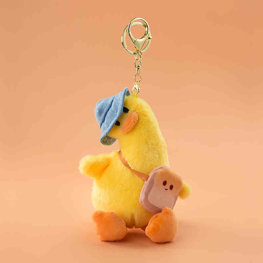 Cute Duck Stuffed Keychain