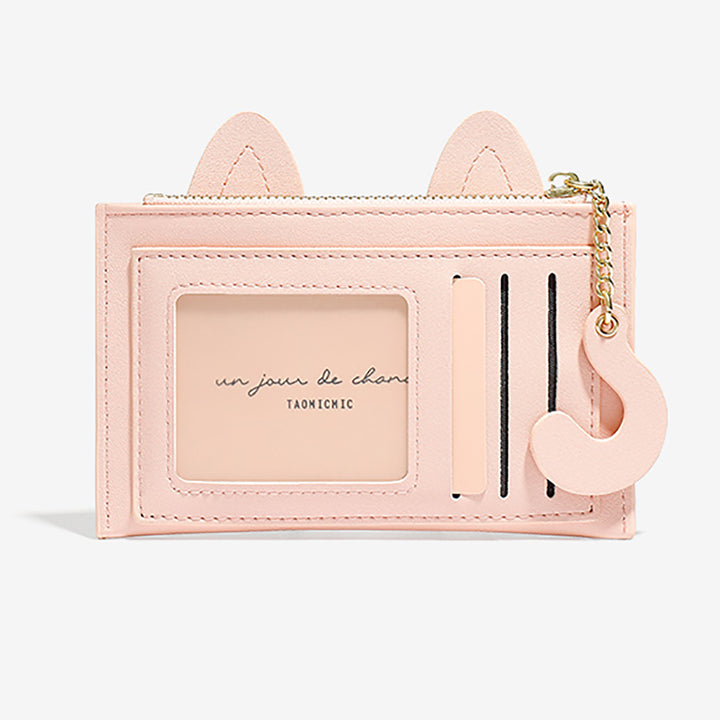 Cute Cat Credit Card Holder Wallet