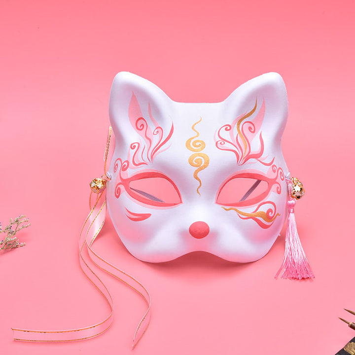 Hand Drawn Japanese Style Fox Mask