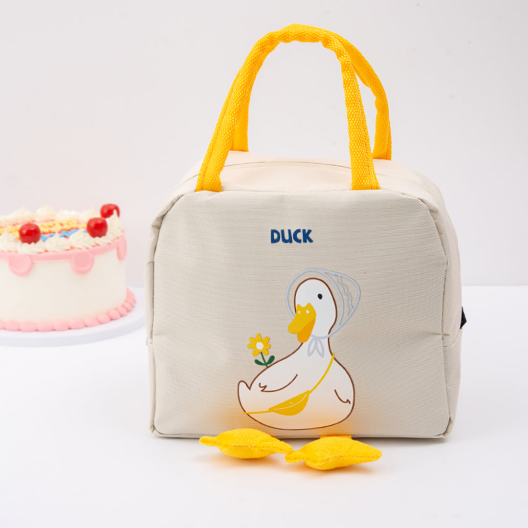 Yellow Mrs Duck Mini Lunch Bag