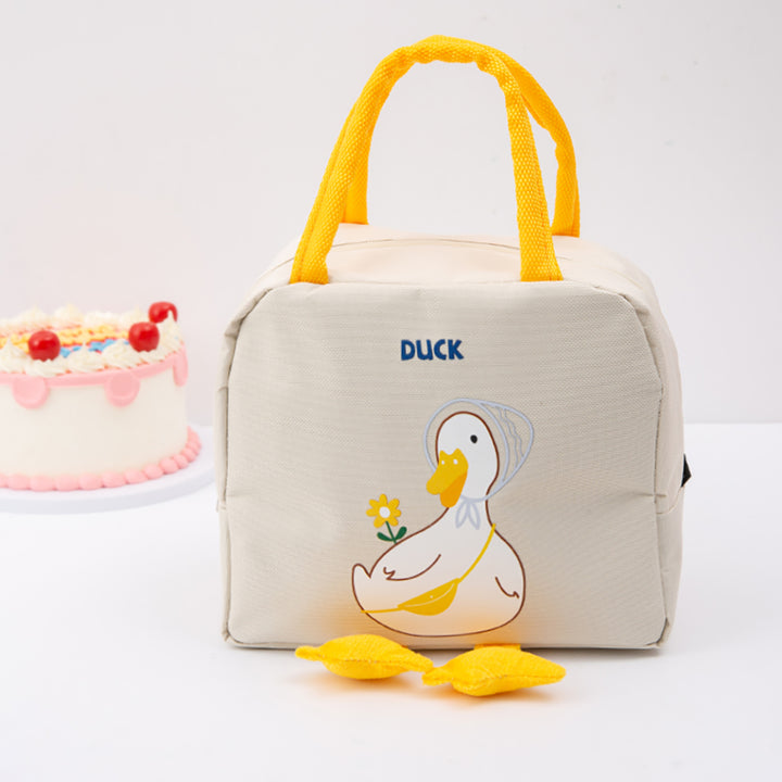 Yellow Mrs Duck Mini Lunch Bag