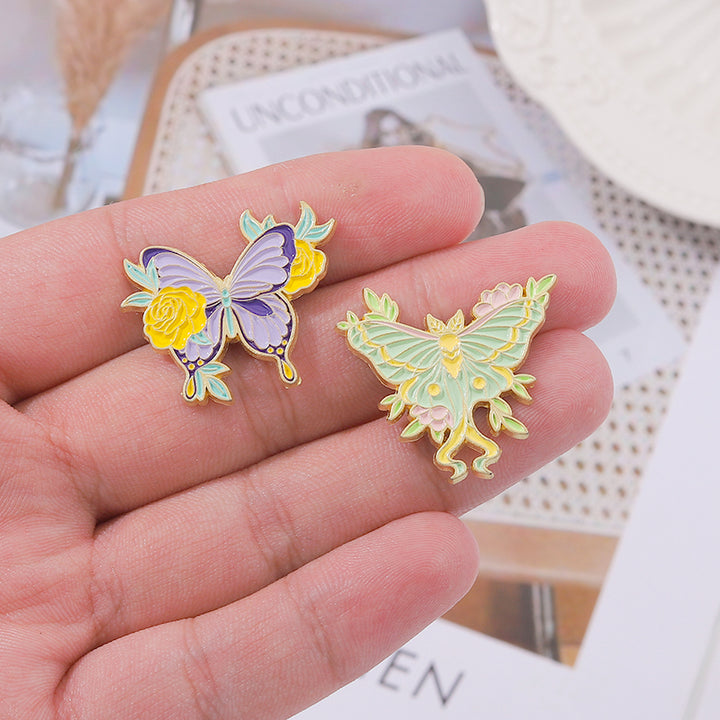 Floral Butterfly Pins