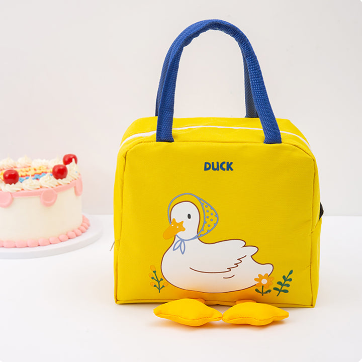 Yellow Mrs Duck Mini Lunch Bag