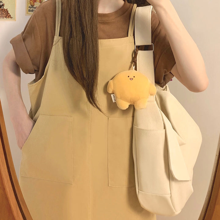 Japanese Style Canvas Crossbody Bag