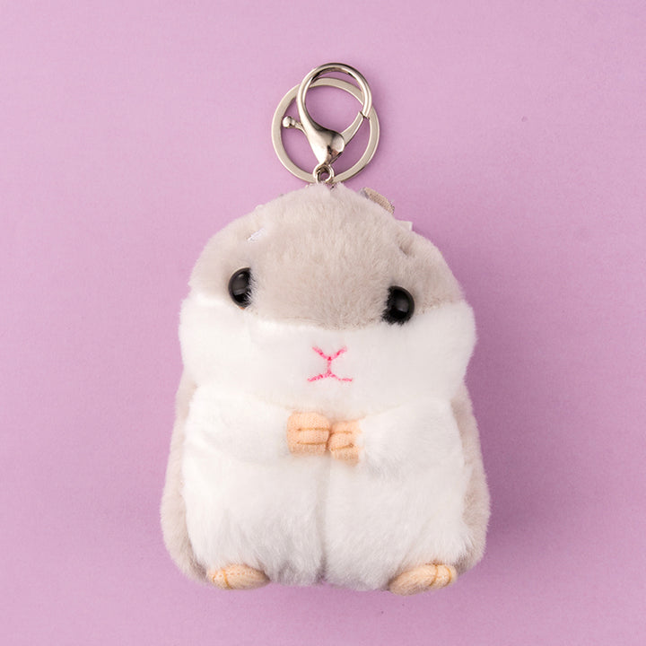 Kawaii Hamster Plush Keychain