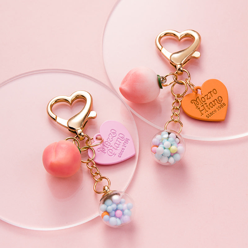 Sweet Peach Keychain