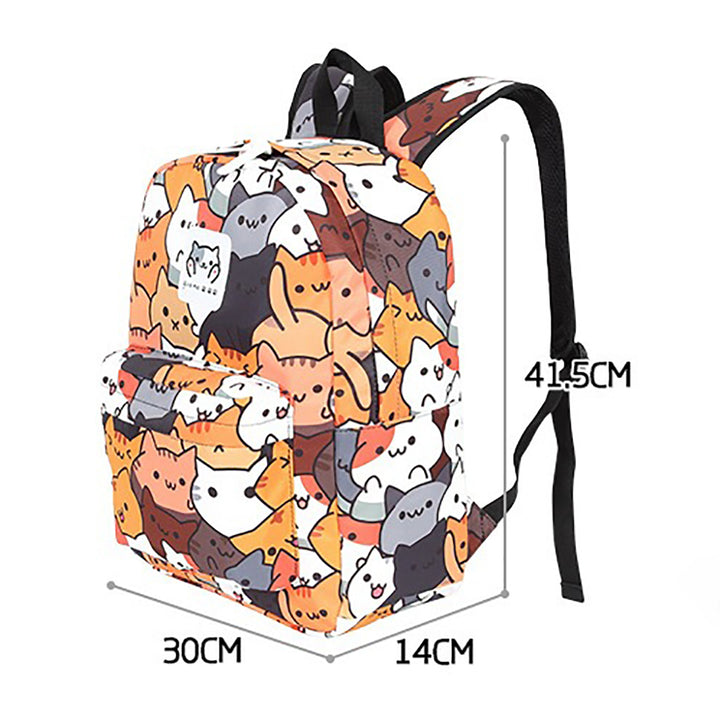 Cute Pastel Cat All-Over Painting Backpack