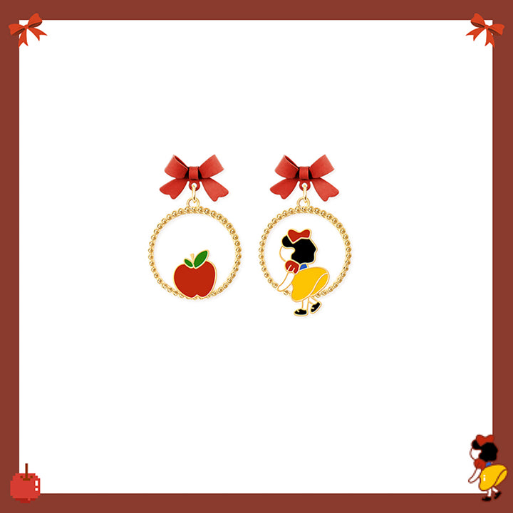 Little Princess Dangle Hoop Earrings