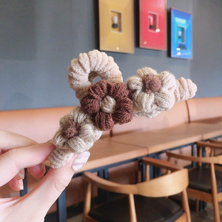 Daisy Crochet Hair claw