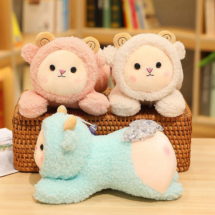 Kawaii Leaky Butt Lamb Puppy Plush Toy