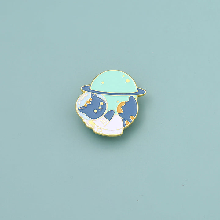 Outer Space Cat Mini Pins