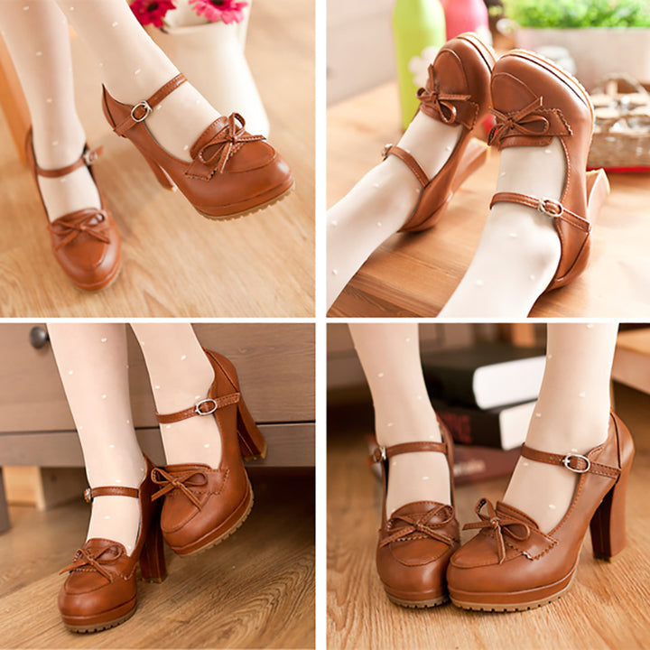 Sweet Vintage Lolita High Heels Shoes