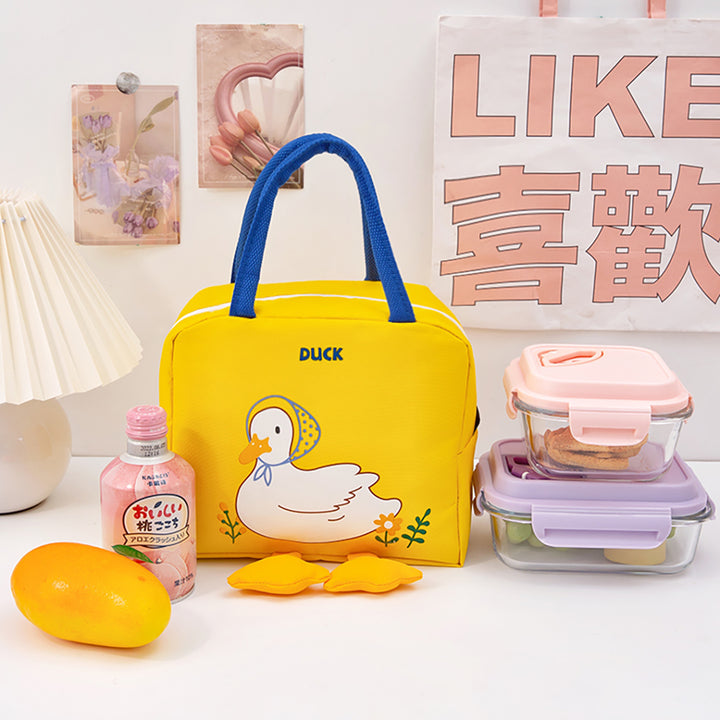Yellow Mrs Duck Mini Lunch Bag
