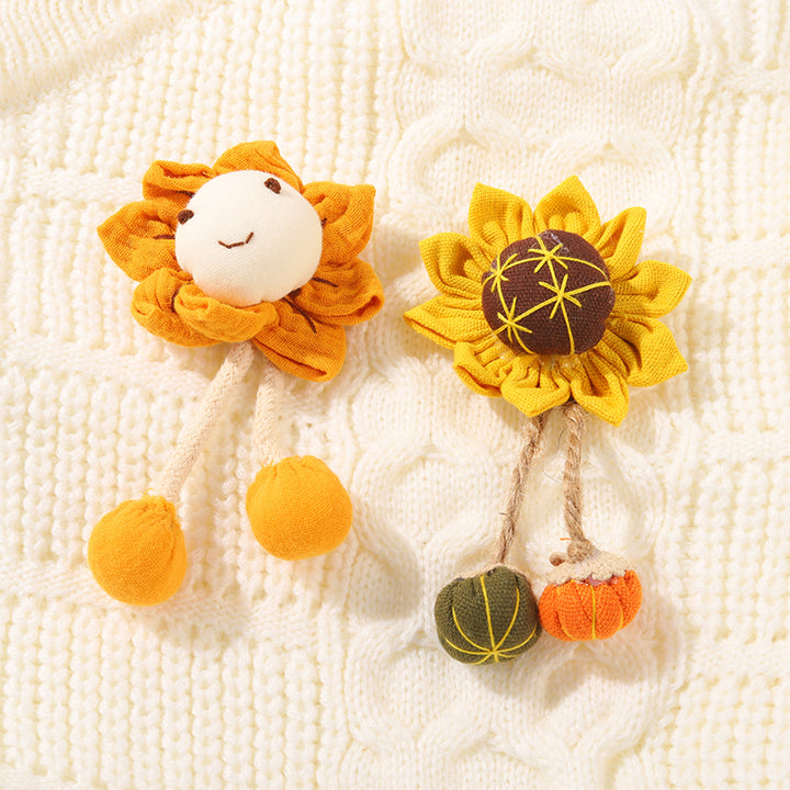 Cute Sunflower Brooch