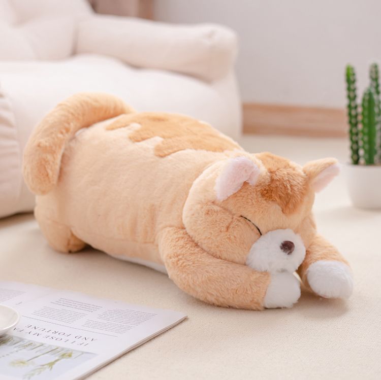 Cute Big Sleeping Cat Plush Toy