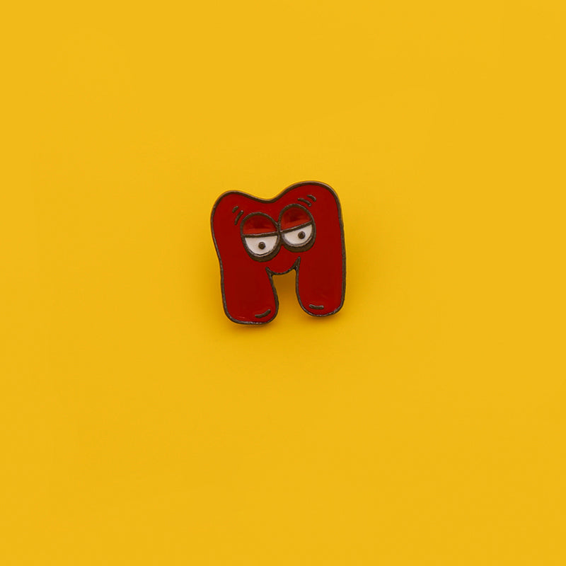 Cute Alphabet Letters Mini Pins