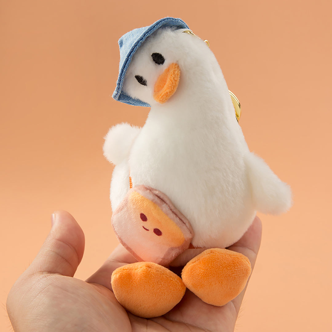 Cute Duck Stuffed Keychain
