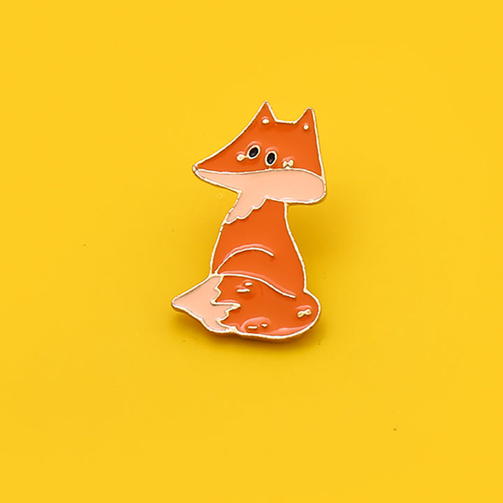 Cheeky Nine-Tailed Fox Embossed Pin