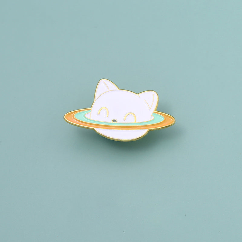 Outer Space Cat Mini Pins