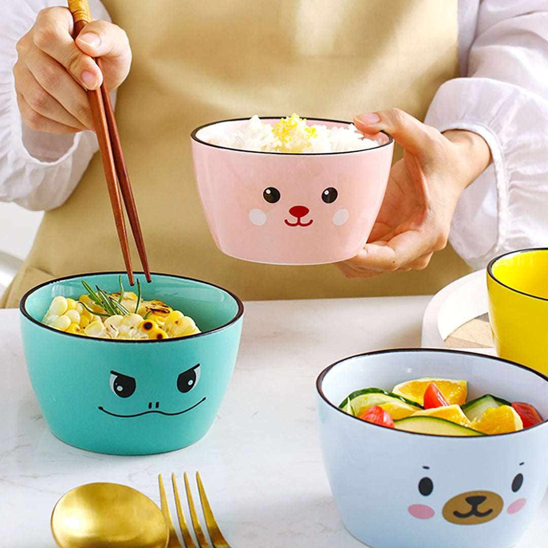 Cartoon Animal Print Ceramics Bowl