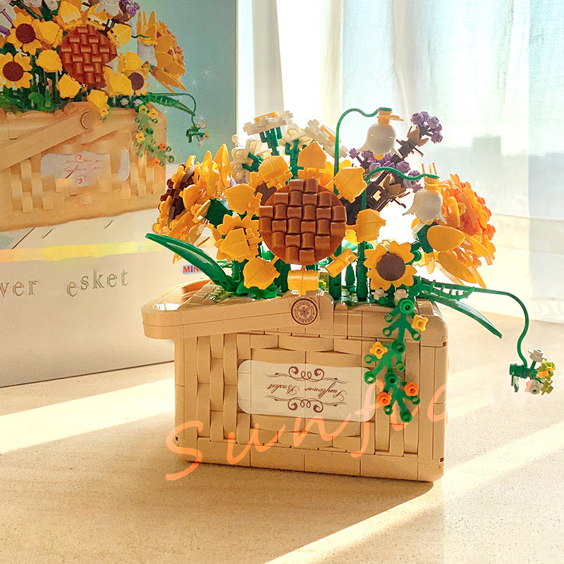 flowers basket Building Block- DOLLIEFAE – Juwas
