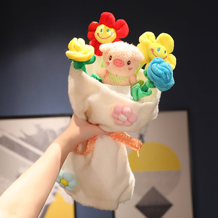 Cartoon Flower Bouquet Gift