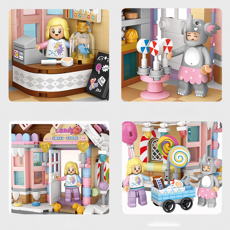 Candy Building Block House
