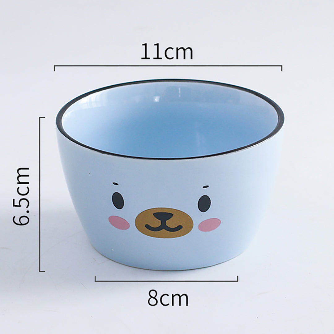Cartoon Animal Print Ceramics Bowl