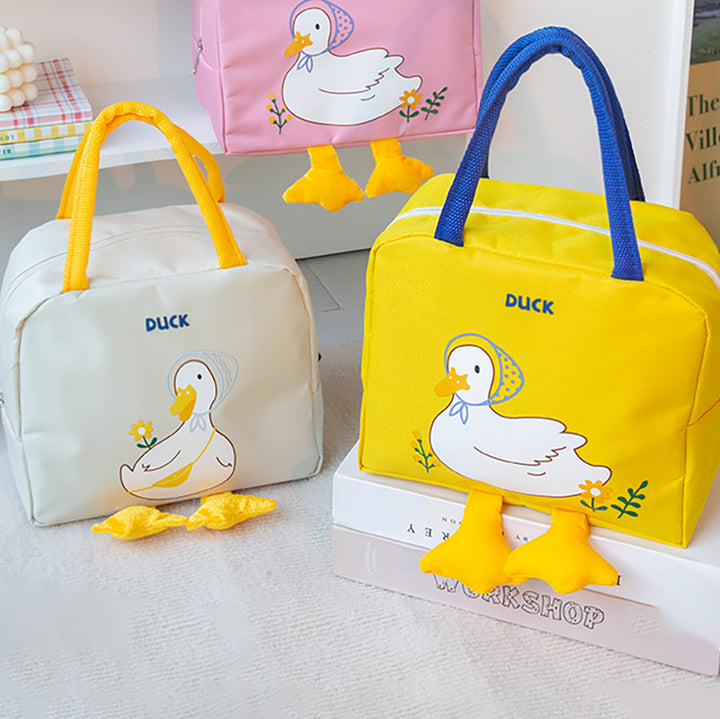 Yellow Mrs Duck Mini Lunch Bag