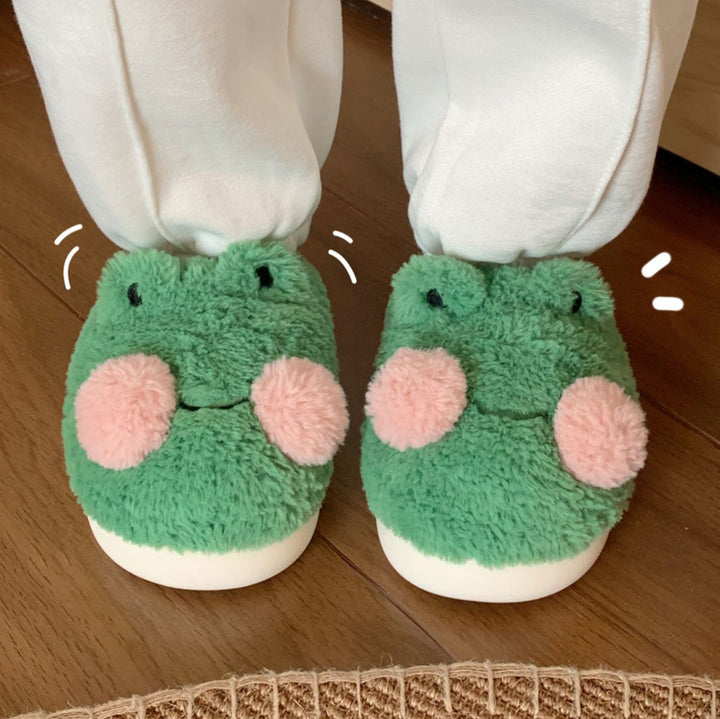 Cozy Frog Slippers